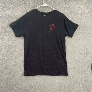 The‎ Flash Shirt Men S Active Performance DC Comics Black Tee